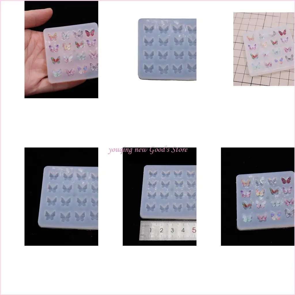 57QA for Butterfly Hairpin Keychain Epoxy Resin Silicone Mold for Butterfly Pendant M
57QA for Butterfly Hairpin Keychain Epoxy Resin Silicone Mold for Butterfly Pendant M
