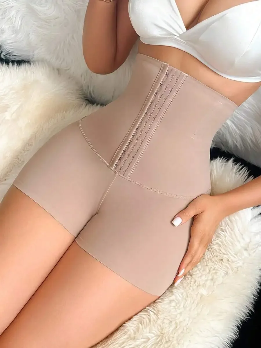 Nude Tone High-Waisted Shapewear Shorts Featuring Front Hook-and-Eye Closure, Hip Contouring And Butt Enhancement
Nude Tone High-Waisted Shapewear Shorts Featuring Front Hook-and-Eye Closure, Hip Contouring And Butt Enhancement