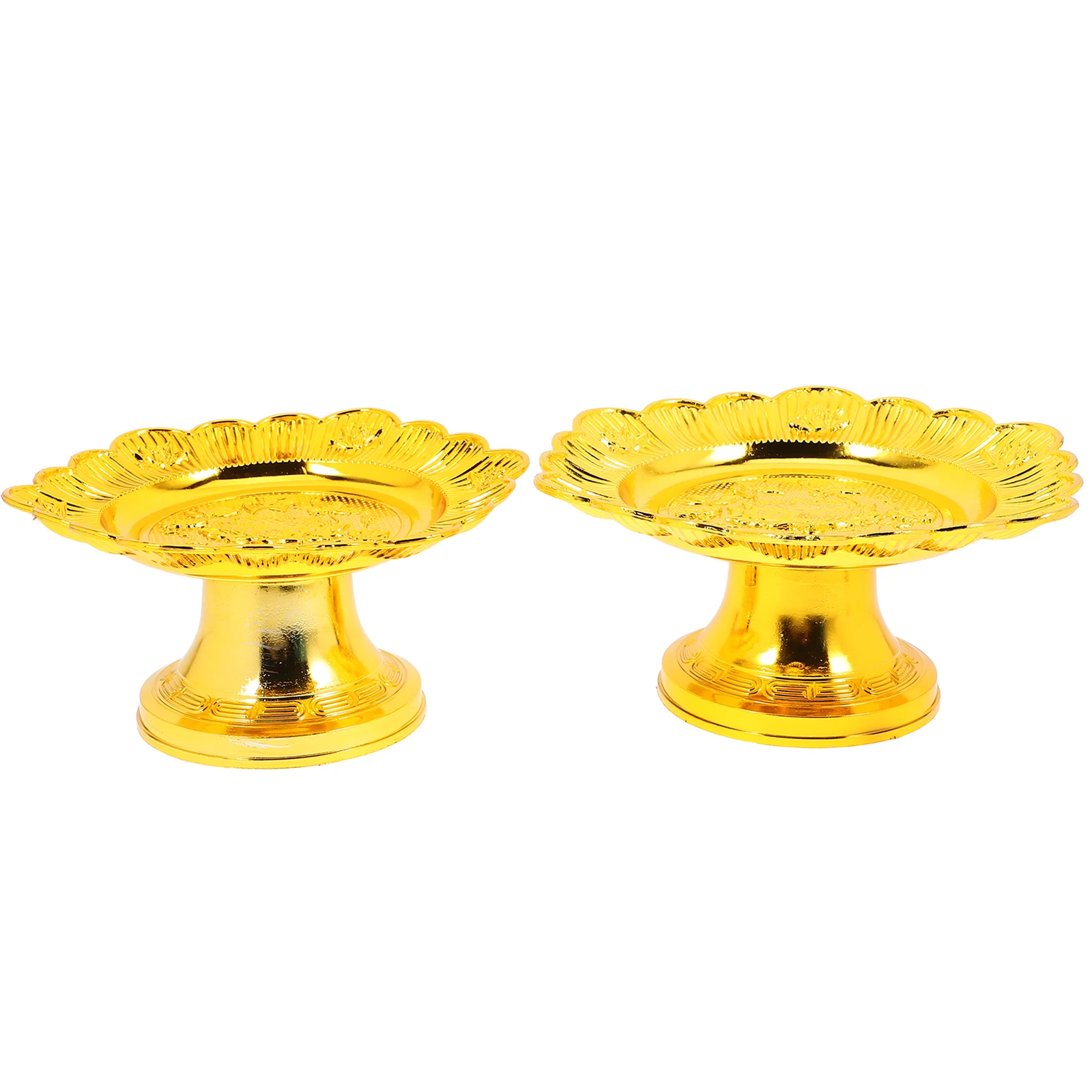 2 pcs Plastic Offering Plates Sturdy Versatile Homes Temples Shrines Fruit Bowl Dessert Plate Kitchen Barware
2 pcs Plastic Offering Plates Sturdy Versatile Homes Temples Shrines Fruit Bowl Dessert Plate Kitchen Barware