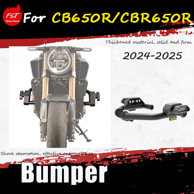 Special modification accessories for CB650R/CBR650R models 24-25, including guard bars, safety devices and anti-drop balls
Special modification accessories for CB650R/CBR650R models 24-25, including guard bars, safety devices and anti-drop balls