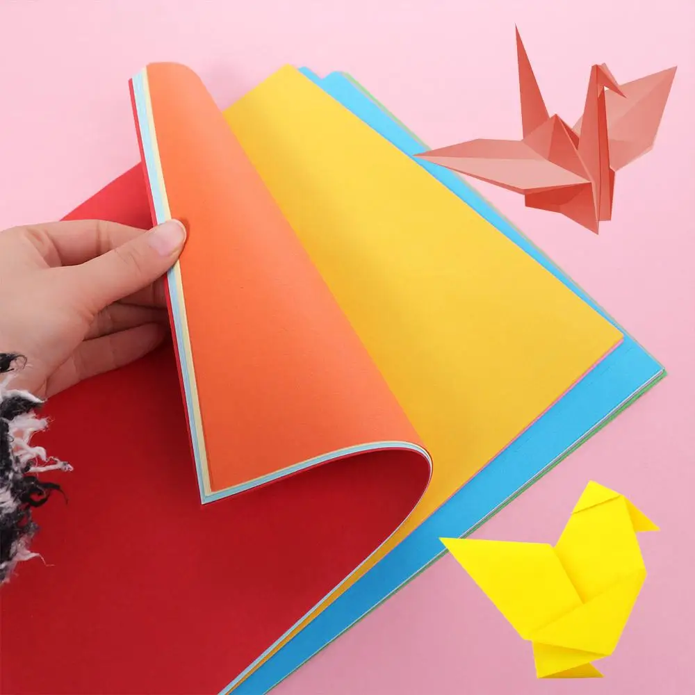50 Sheets A4 Handmade Colored Paper Set DIY 10 Colors Handmade Origami Handcraft Montessori Origami Handcraft Paper
50 Sheets A4 Handmade Colored Paper Set DIY 10 Colors Handmade Origami Handcraft Montessori Origami Handcraft Paper