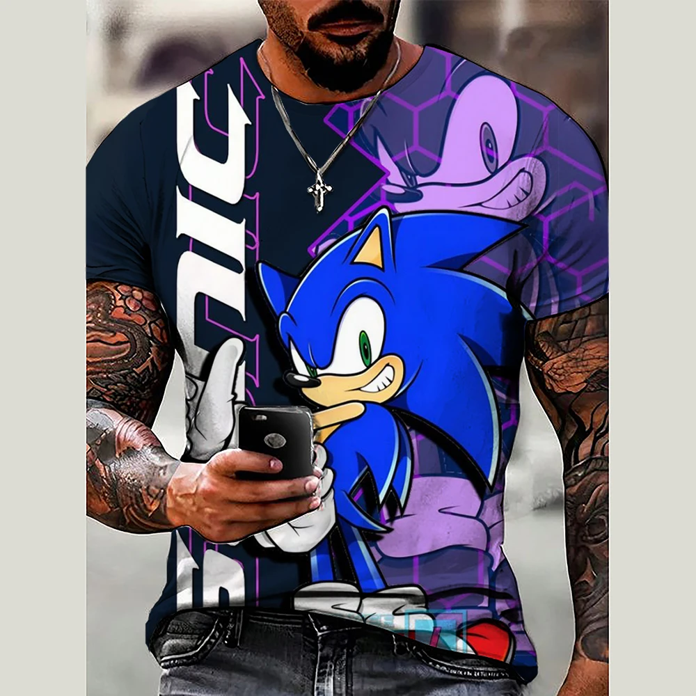 Y2k Sonic Parent-Child Clothing Harajuku Hip Hop Round Neck Oversized T Shirt Men Women Short Sleeved Goth Clothing Children's T
Y2k Sonic Parent-Child Clothing Harajuku Hip Hop Round Neck Oversized T Shirt Men Women Short Sleeved Goth Clothing Children's T