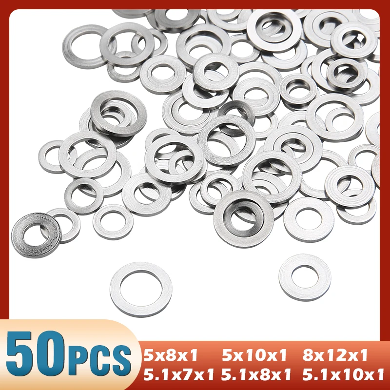 50pcs Mini V Wheel Precision Shim Washer 5x8x1mm 5x10x1mm 8x12x1mm Stainless steel for v-openBuild/CNC/3D printer mini Wheel Kit
50pcs Mini V Wheel Precision Shim Washer 5x8x1mm 5x10x1mm 8x12x1mm Stainless steel for v-openBuild/CNC/3D printer mini Wheel Kit