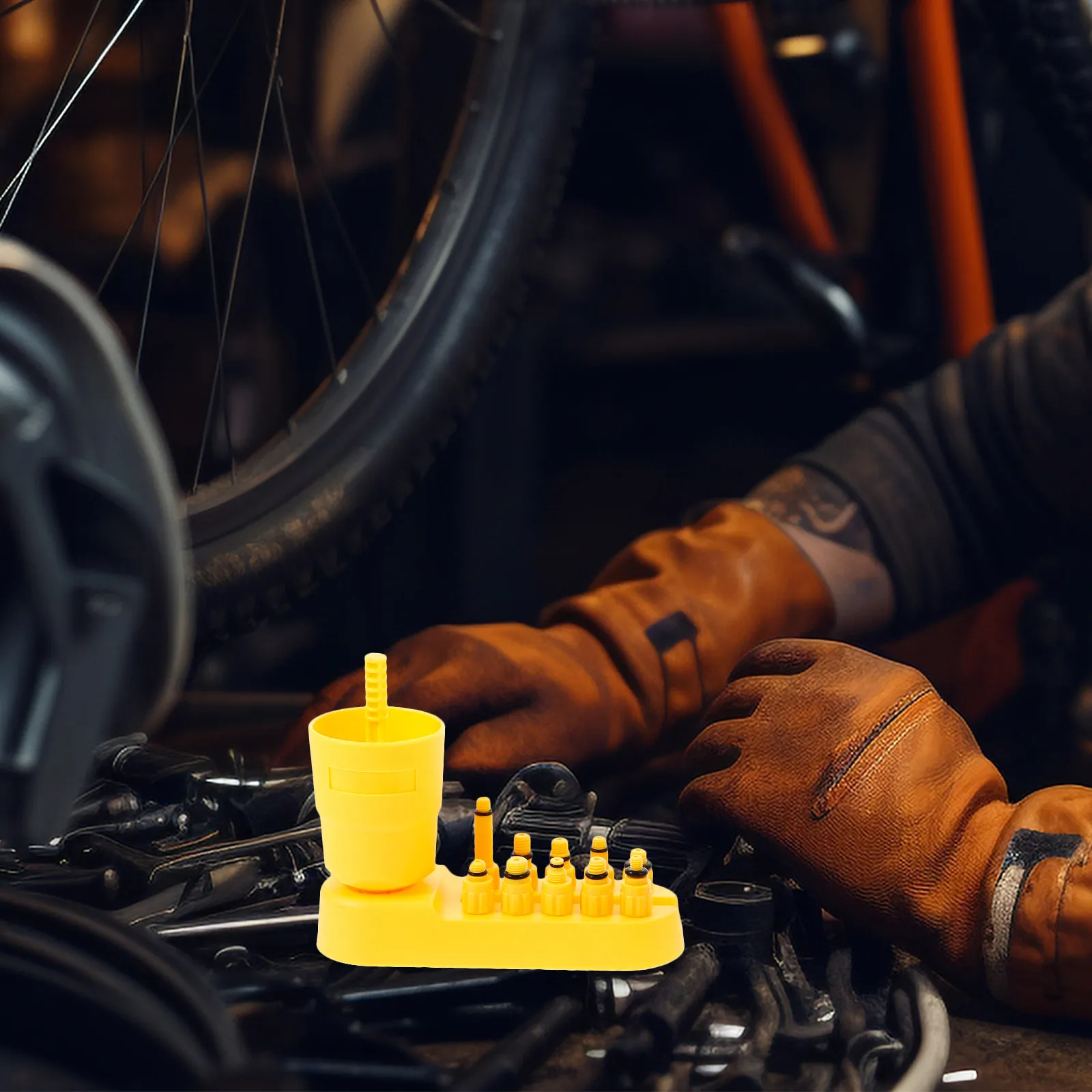 1Set Brake Bleed Tool Set for Bike Hydraulic Disc Brakes Multiple System Compatibility Professional Bleed Block Caliper Adapter
1Set Brake Bleed Tool Set for Bike Hydraulic Disc Brakes Multiple System Compatibility Professional Bleed Block Caliper Adapter