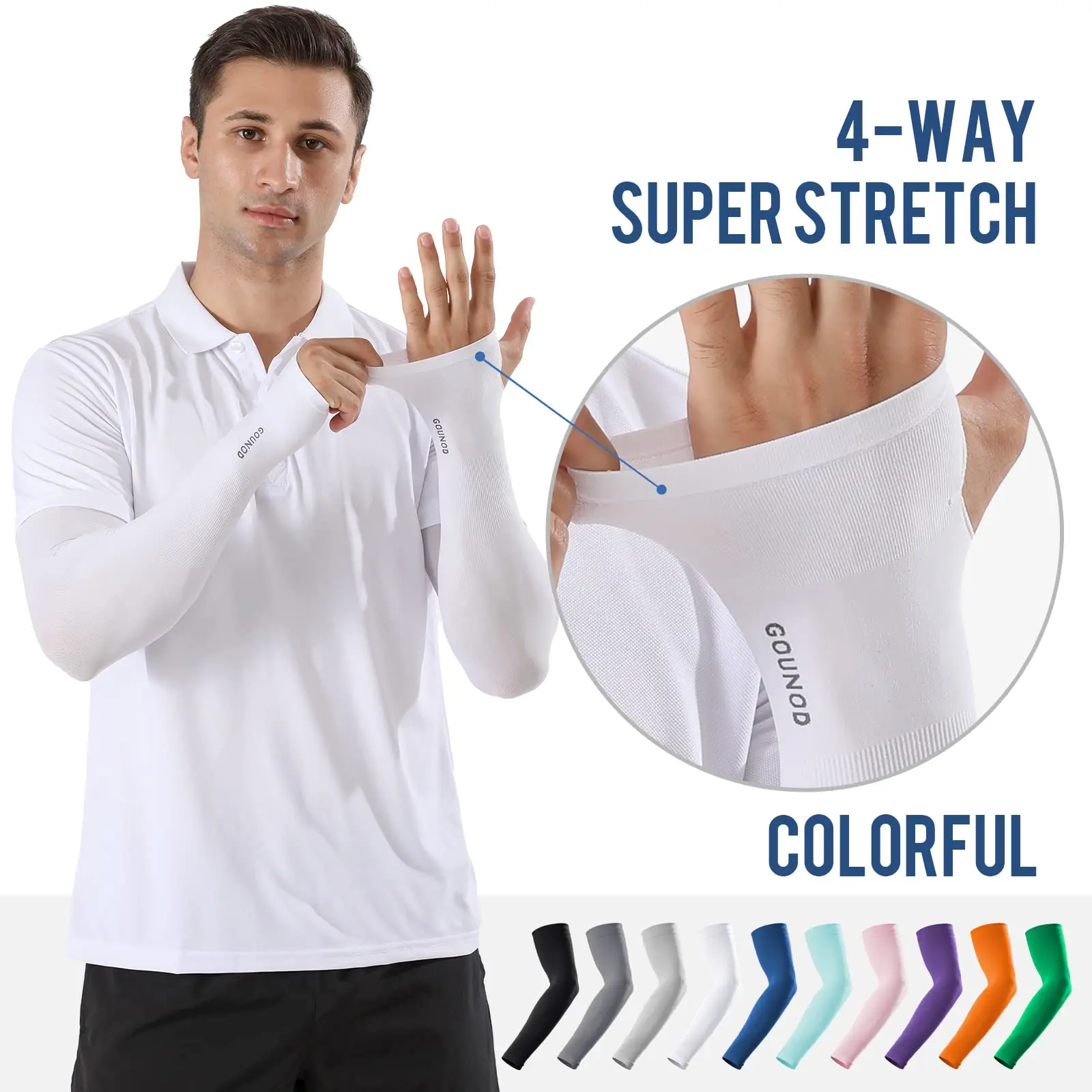 6 pairs of UV resistant and sunscreen sleeves, cool sports sleeves, anti slip ice silk sleeves, men's and women's sleeves
6 pairs of UV resistant and sunscreen sleeves, cool sports sleeves, anti slip ice silk sleeves, men's and women's sleeves
