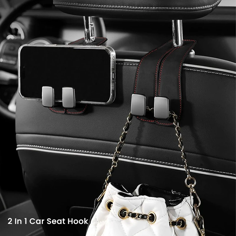 Sturdy 2 in 1 Double Headrest Hook Universal Car Rear Seat Hanger Space Saving Storage Clip Auto Interior Daily Use Accessories
Sturdy 2 in 1 Double Headrest Hook Universal Car Rear Seat Hanger Space Saving Storage Clip Auto Interior Daily Use Accessories