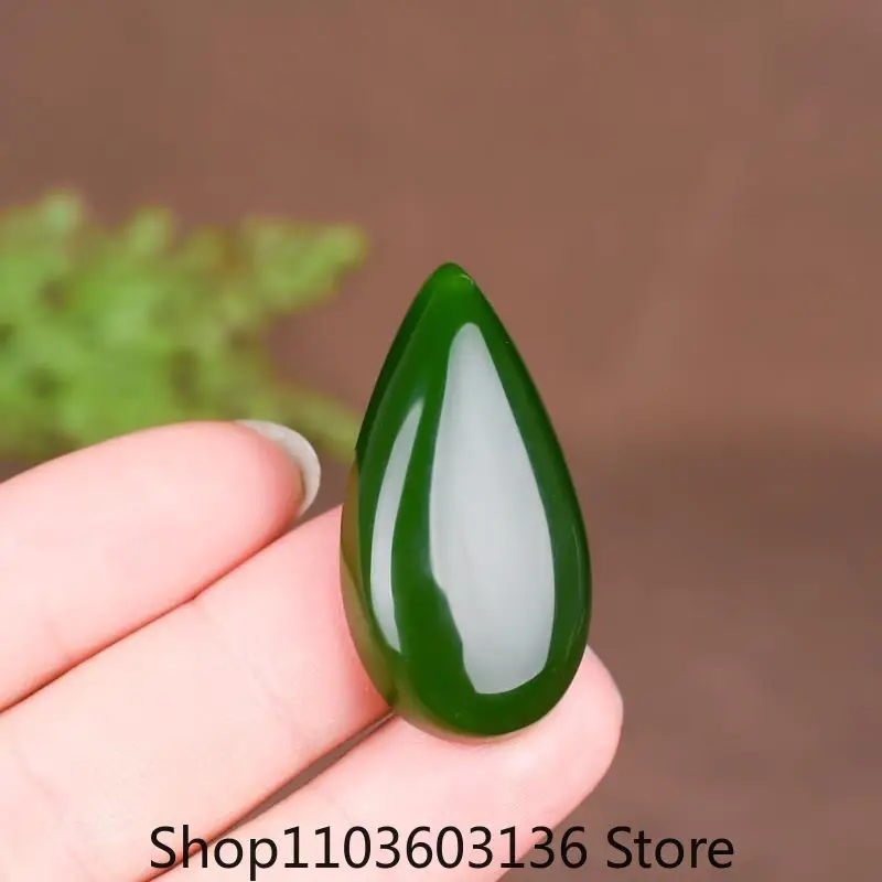 Hotan Jade Water Drop Pendant Pendant Spinach Green Hotan Jade Pendant Men's and Women's Necklace
Hotan Jade Water Drop Pendant Pendant Spinach Green Hotan Jade Pendant Men's and Women's Necklace