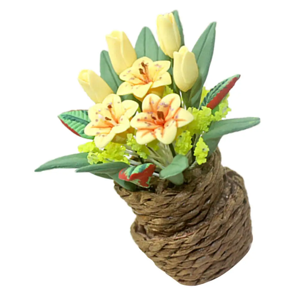Miniature Flower Bonsai Tiny Green Plant Decoration for Mini Houses Miniature Potted Plant Small Flower Pot Decor
Miniature Flower Bonsai Tiny Green Plant Decoration for Mini Houses Miniature Potted Plant Small Flower Pot Decor