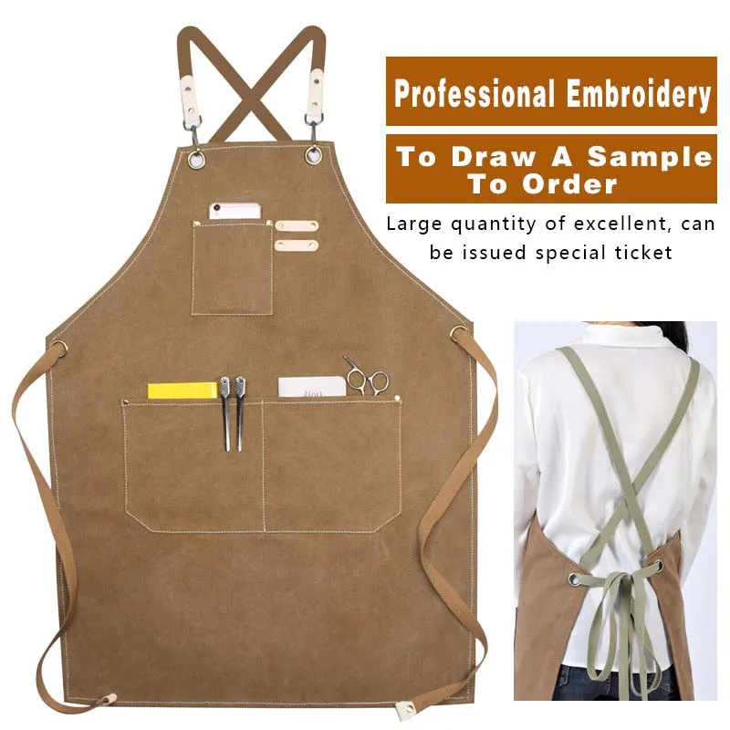 Hot Sale In Korea Custom Embroidery LOGO Waterproof Apron Hairdresser Florist Work Clothes Adjustable Beauty Nail Salon Apron
Hot Sale In Korea Custom Embroidery LOGO Waterproof Apron Hairdresser Florist Work Clothes Adjustable Beauty Nail Salon Apron