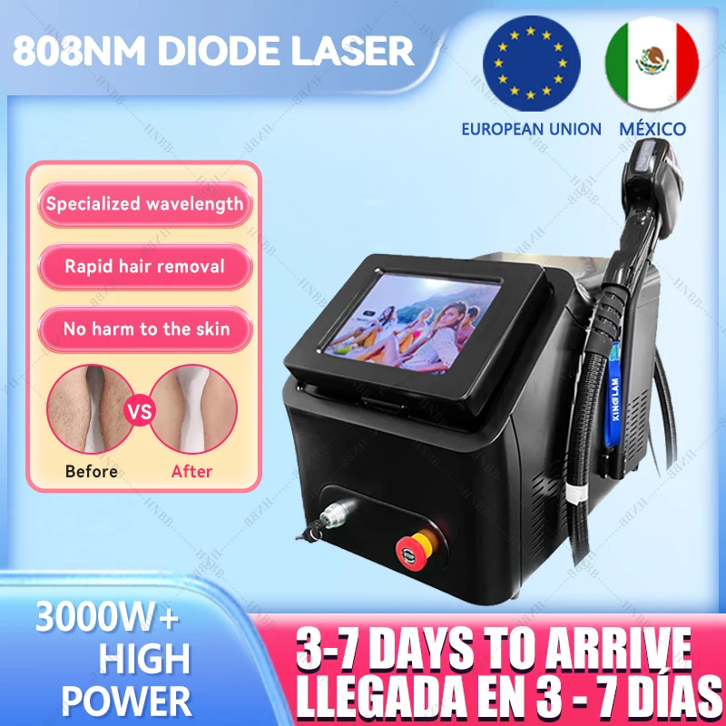 Safest Depiladora Laser New Black Ice Platinum Cooling System Skin Care 808nm Diode Laser Hair Removal Machine 3-Wavelength3000w
Safest Depiladora Laser New Black Ice Platinum Cooling System Skin Care 808nm Diode Laser Hair Removal Machine 3-Wavelength3000w