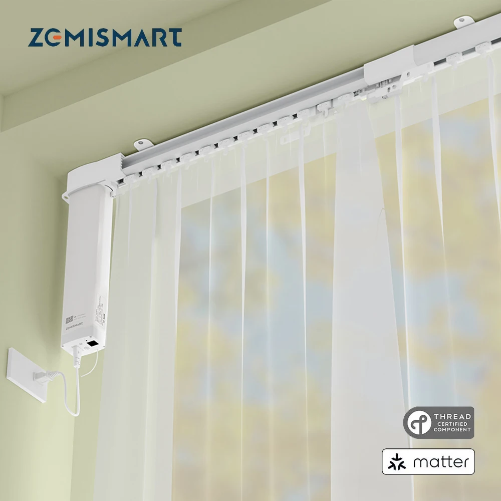 Умный электрический мотор для выдвижных штор Matter over Thread, совместимый с SmartThings, HomeKit, Alexa, Google Home Assistant
Умный электрический мотор для выдвижных штор Matter over Thread, совместимый с SmartThings, HomeKit, Alexa, Google Home Assistant