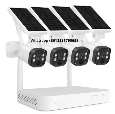 4MP 4channels Full HD Night Vision With Mini Nvr Home Wifi Solar Power Cctv System Outdoor Wireless
4MP 4channels Full HD Night Vision With Mini Nvr Home Wifi Solar Power Cctv System Outdoor Wireless