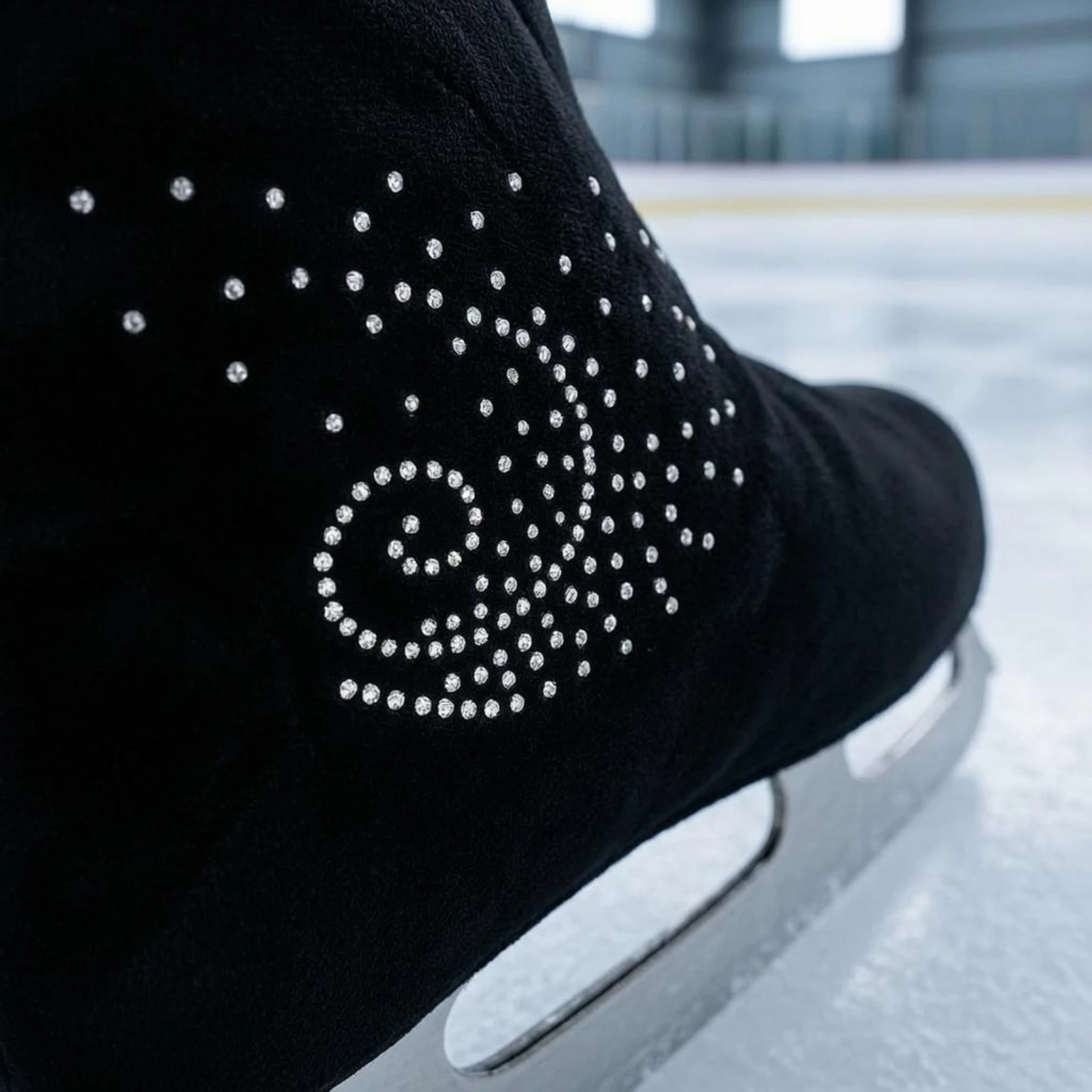 Figure Skate Blade Cover Elastic Opening Velour Skate Cover Safeguarding Gear Soft Rhinestone for Storage, Travel
Figure Skate Blade Cover Elastic Opening Velour Skate Cover Safeguarding Gear Soft Rhinestone for Storage, Travel