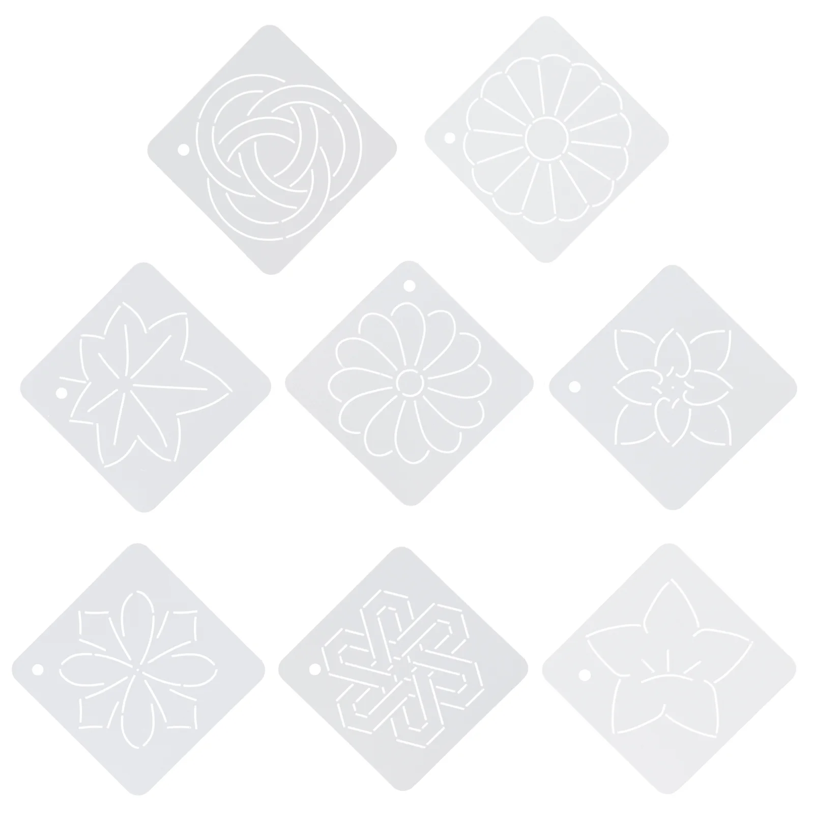 8 Pcs Quilting Template Sewing Embroidery Stencil Patchwork Flower Line Stencils for Fabric Pillow Canvas Curtain Painting
8 Pcs Quilting Template Sewing Embroidery Stencil Patchwork Flower Line Stencils for Fabric Pillow Canvas Curtain Painting