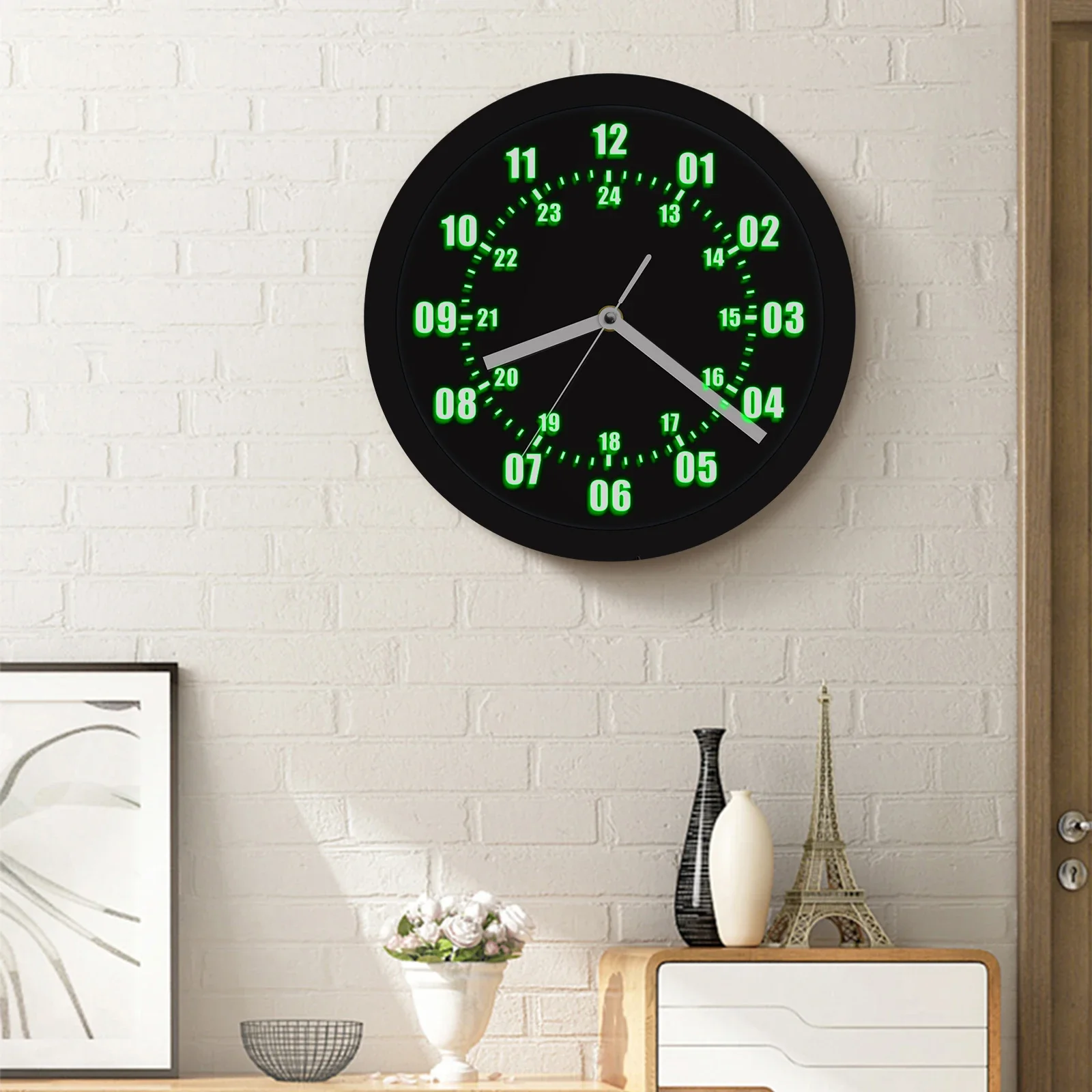 LED Indoor Outdoor Wall Clock Remote Control Luminous Wall Clock Night Lighting 12/24 Hour Display 7 Colors Backlight
LED Indoor Outdoor Wall Clock Remote Control Luminous Wall Clock Night Lighting 12/24 Hour Display 7 Colors Backlight