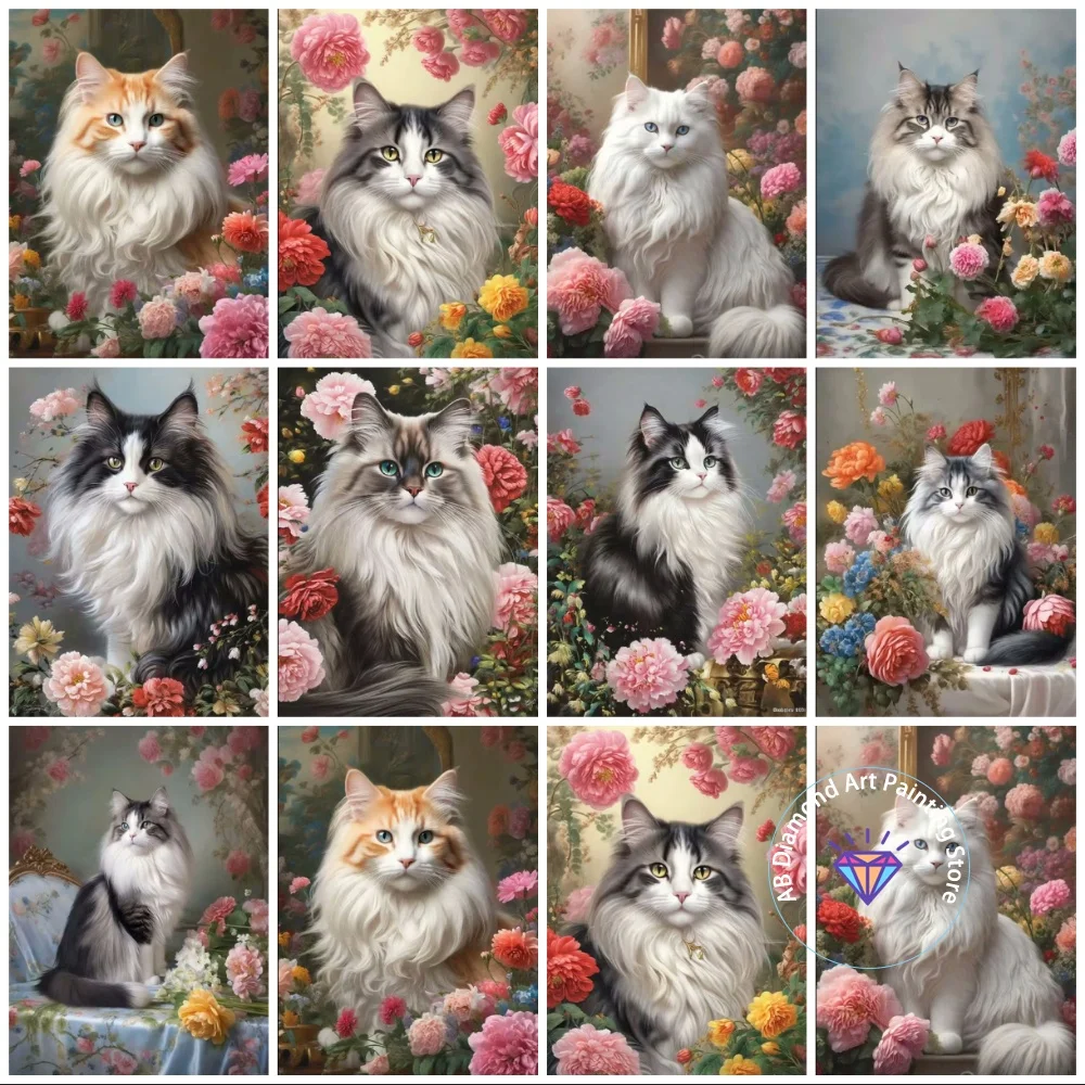 New Maine Coon Cat AB Diamond Painting Kit Square Round Diamond 5D DIY Cute Pet Mosaic Handmade Art Exquisite Gift Home Decor
New Maine Coon Cat AB Diamond Painting Kit Square Round Diamond 5D DIY Cute Pet Mosaic Handmade Art Exquisite Gift Home Decor