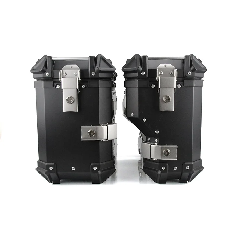 New motorcycle 38L aluminum alloy side box anti-drop and anti-collision trunk is a must for travel
New motorcycle 38L aluminum alloy side box anti-drop and anti-collision trunk is a must for travel