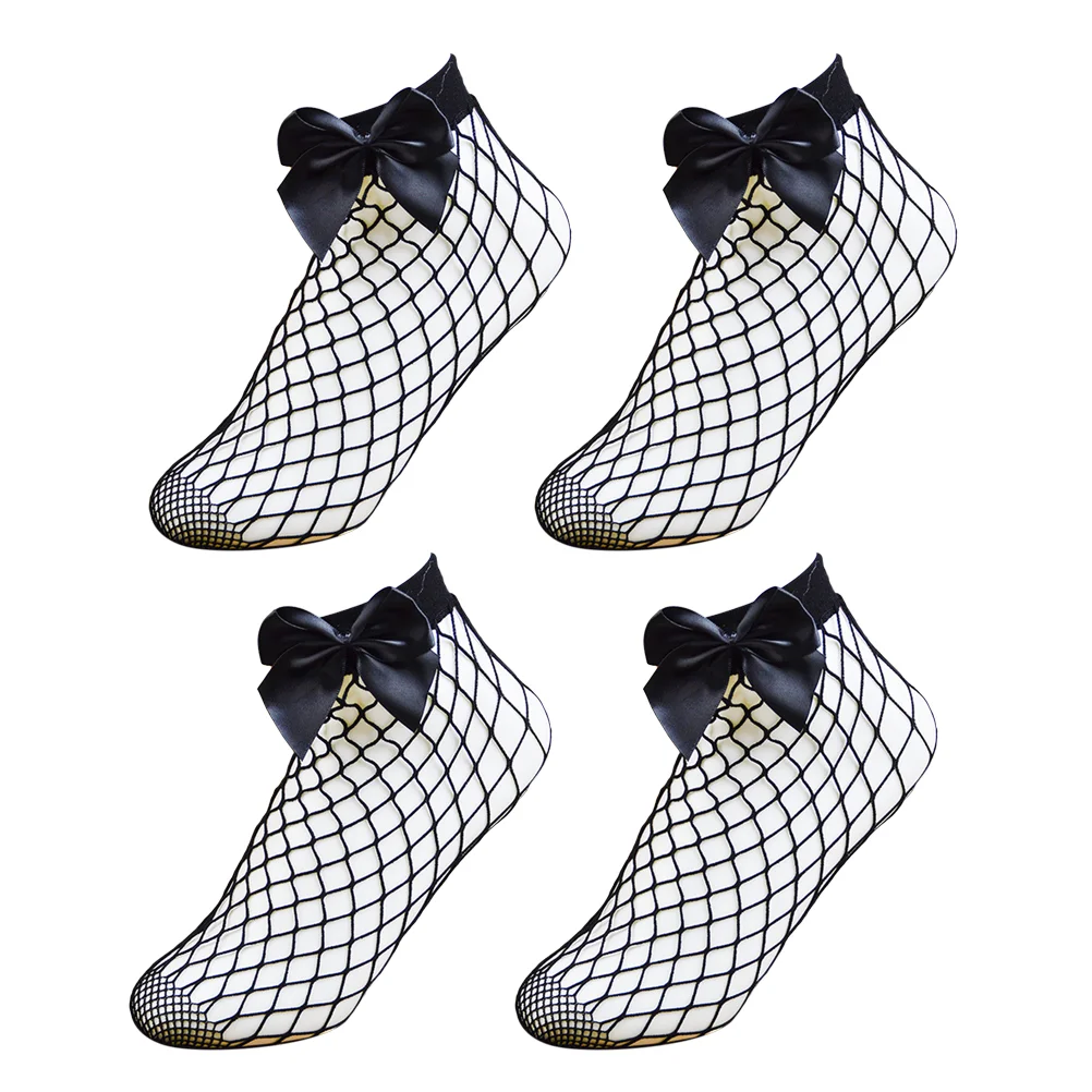 2 Pairs Women's Fishnet Ankle Socks Bowknot Sheer Mesh Socks (Black) Fishnet Socks Ankle Mesh Socks Ankle
2 Pairs Women's Fishnet Ankle Socks Bowknot Sheer Mesh Socks (Black) Fishnet Socks Ankle Mesh Socks Ankle