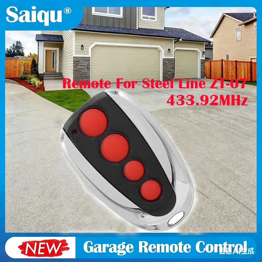 Garage Door Remote Control Compatible Steel-Line ZT07 SD800 4 Button Wireless with 433.92MHz
Garage Door Remote Control Compatible Steel-Line ZT07 SD800 4 Button Wireless with 433.92MHz