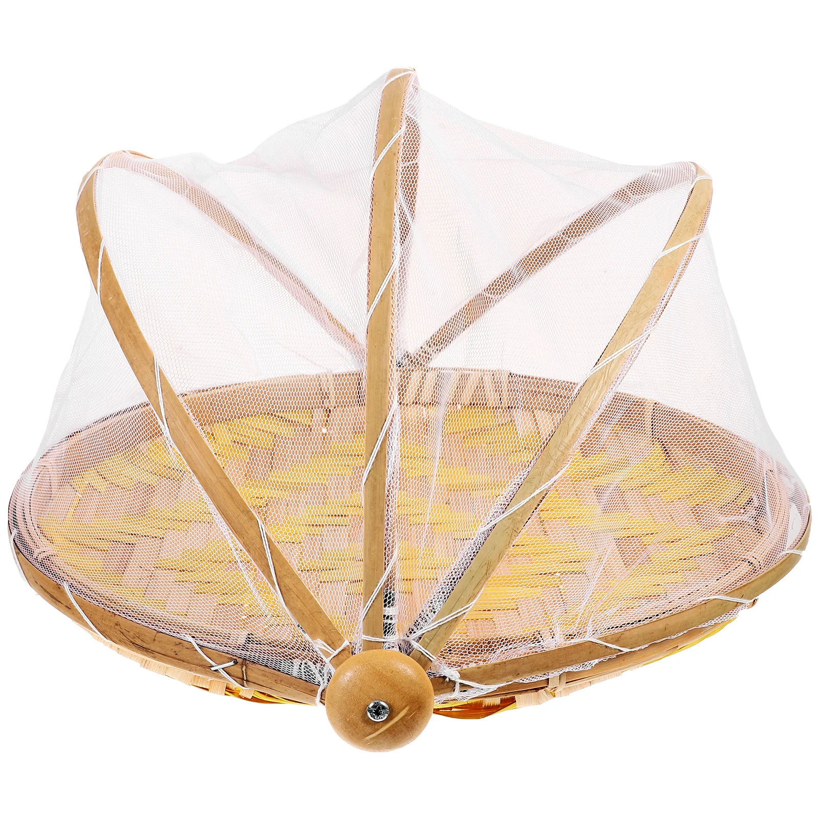 Fly Proof Bamboo Basket Kitchen Woven Small Wicker Storage Lid Fruits Multifunction Net Cover Mosquito Prevention
Fly Proof Bamboo Basket Kitchen Woven Small Wicker Storage Lid Fruits Multifunction Net Cover Mosquito Prevention