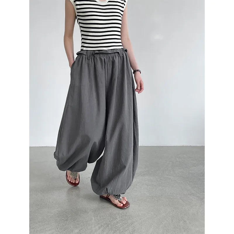 Drawstring Balloon Casual Pants For Women, Summer 2026 Loose Wide-leg Lantern Trousers
Drawstring Balloon Casual Pants For Women, Summer 2026 Loose Wide-leg Lantern Trousers