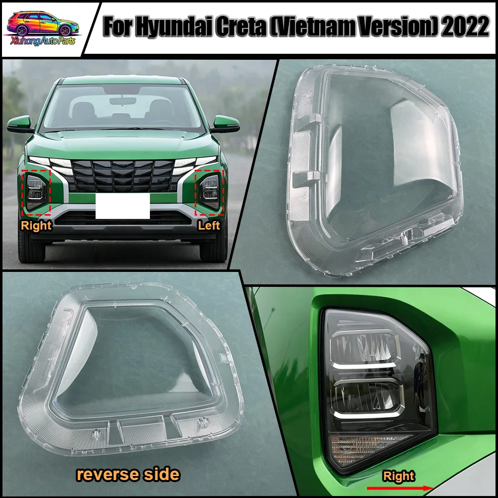 Headlamp Transparent Shell Lampshade Lamp Shade For Hyundai 2022 Creta (Vietnam Version) Front Headlight Cover Lens Plexiglass
Headlamp Transparent Shell Lampshade Lamp Shade For Hyundai 2022 Creta (Vietnam Version) Front Headlight Cover Lens Plexiglass