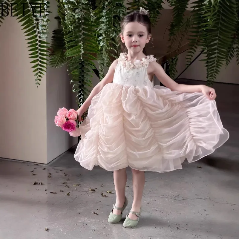 Children's Birthday Party Dress Girl Flower Pink Suspender Fluffy Gauze Dress Baby Wedding Little Girl Performance Dress
Children's Birthday Party Dress Girl Flower Pink Suspender Fluffy Gauze Dress Baby Wedding Little Girl Performance Dress