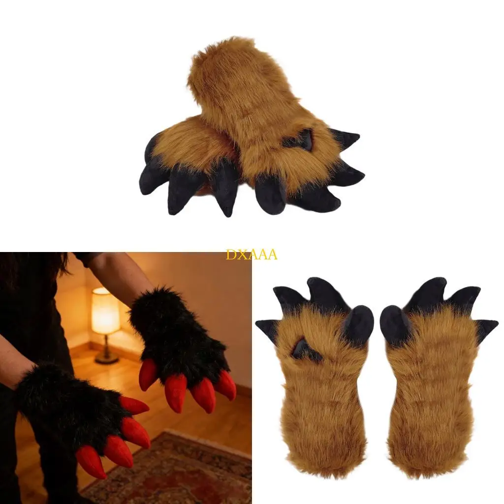 DXAA Cats Claw Gloves Fursuit Animal Wolf Paws Mittens Halloween Cosplay Costume
DXAA Cats Claw Gloves Fursuit Animal Wolf Paws Mittens Halloween Cosplay Costume