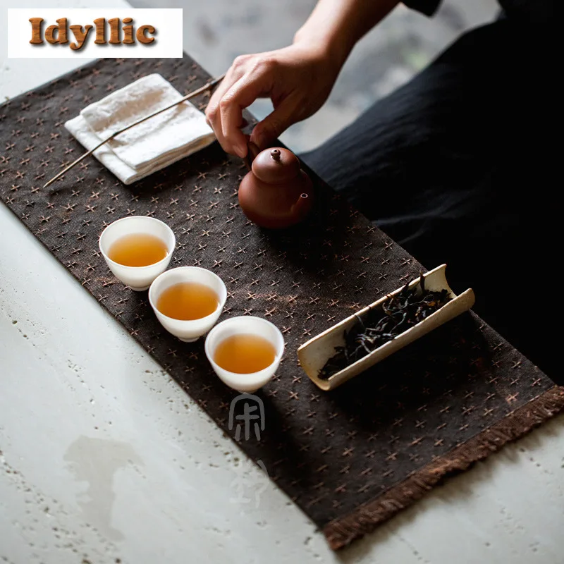 Cross Pattern Short Tea Table Mats Antique Big Tea Napkin Drink Coaster Dinner Table Cloth Mat Teaware Accessories Decoration
Cross Pattern Short Tea Table Mats Antique Big Tea Napkin Drink Coaster Dinner Table Cloth Mat Teaware Accessories Decoration