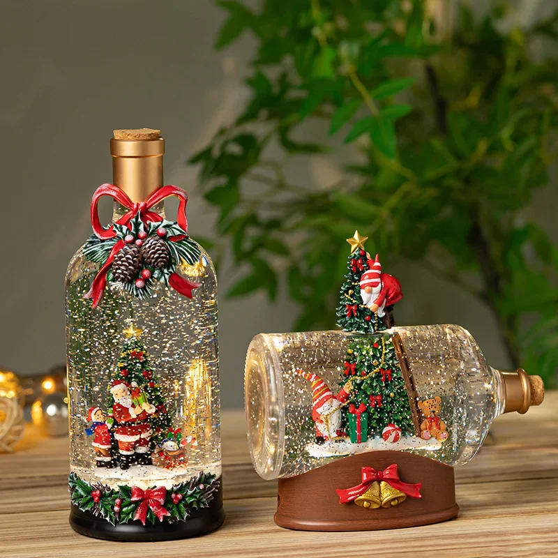 Christmas in a Bottle Music Box, Santa Snow Globe with Light, Holiday Home Decor, Christmas Gift for Kids, FamilyGoods in stock
Christmas in a Bottle Music Box, Santa Snow Globe with Light, Holiday Home Decor, Christmas Gift for Kids, FamilyGoods in stock