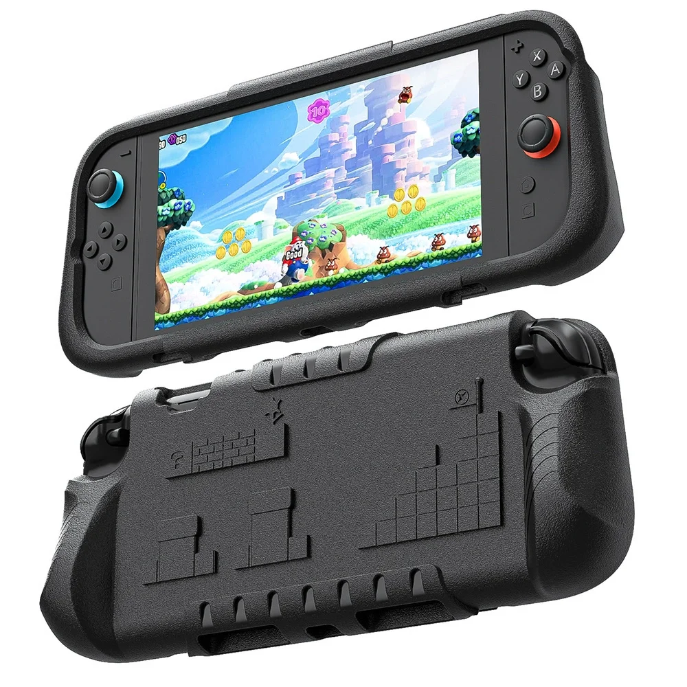 For NS Switch 2 Game Protective Case with Game Card Slot & Ergonomic Non-Slip Texture Shockproof Soft Case for Handheld Console
For NS Switch 2 Game Protective Case with Game Card Slot & Ergonomic Non-Slip Texture Shockproof Soft Case for Handheld Console