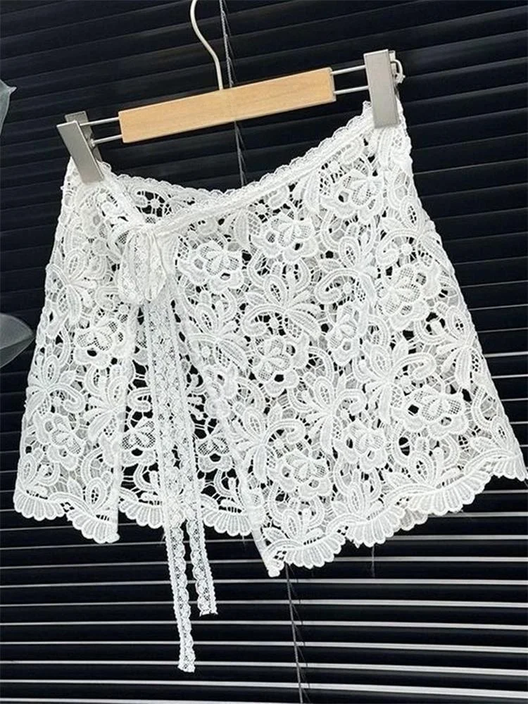 Women's High Waist One-Piece Denim Lace Skirt with Belt Casual Commute Style A-Line Skirt Micro Elastic Straight Tube
Women's High Waist One-Piece Denim Lace Skirt with Belt Casual Commute Style A-Line Skirt Micro Elastic Straight Tube