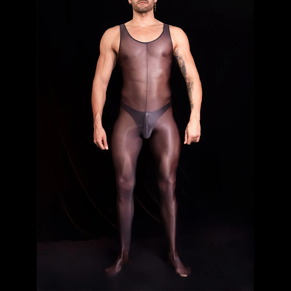 Male Sexy Lingerie Mens Bodysuit Oil Glossy Shiny Jumpsuit Leotard Medium Strecth Sleeveless Slim Solid Underwear
Male Sexy Lingerie Mens Bodysuit Oil Glossy Shiny Jumpsuit Leotard Medium Strecth Sleeveless Slim Solid Underwear