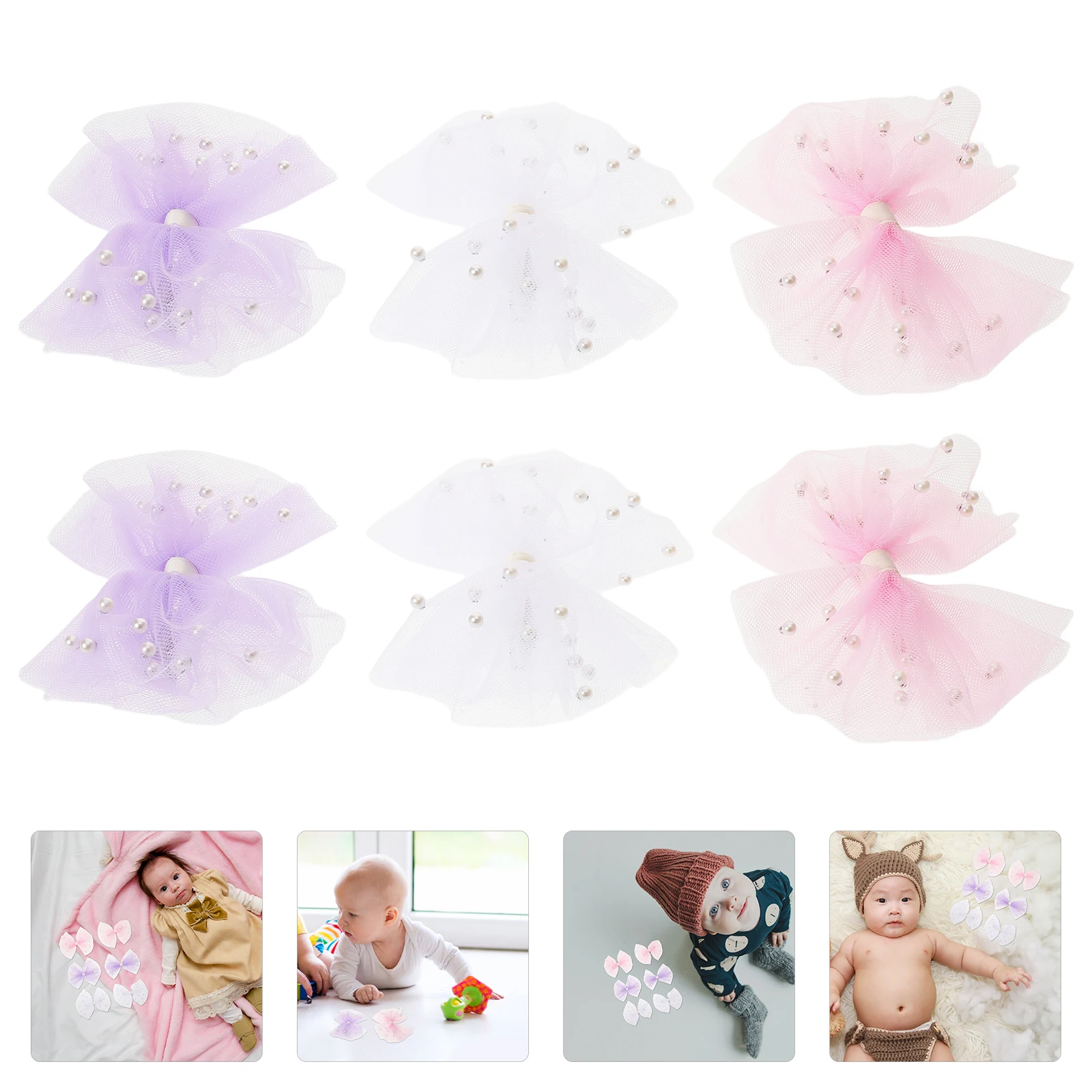 6pcs Baby Girl Bow Hair Clips Gauze Delicate Elastic Hair Accessories For Newborn Toddlers Infants Comfortable Skin-Friendly
6pcs Baby Girl Bow Hair Clips Gauze Delicate Elastic Hair Accessories For Newborn Toddlers Infants Comfortable Skin-Friendly