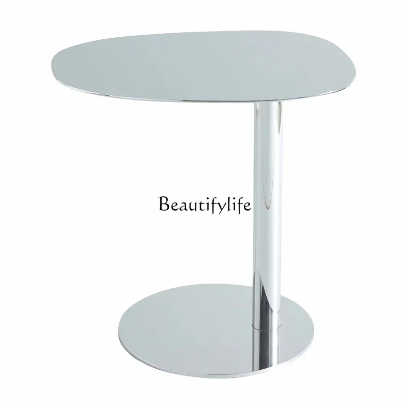 ld 38Nordic simple sofa living room light luxury edge few stainless steel coffee cream wind bright table 
ld 38Nordic simple sofa living room light luxury edge few stainless steel coffee cream wind bright table