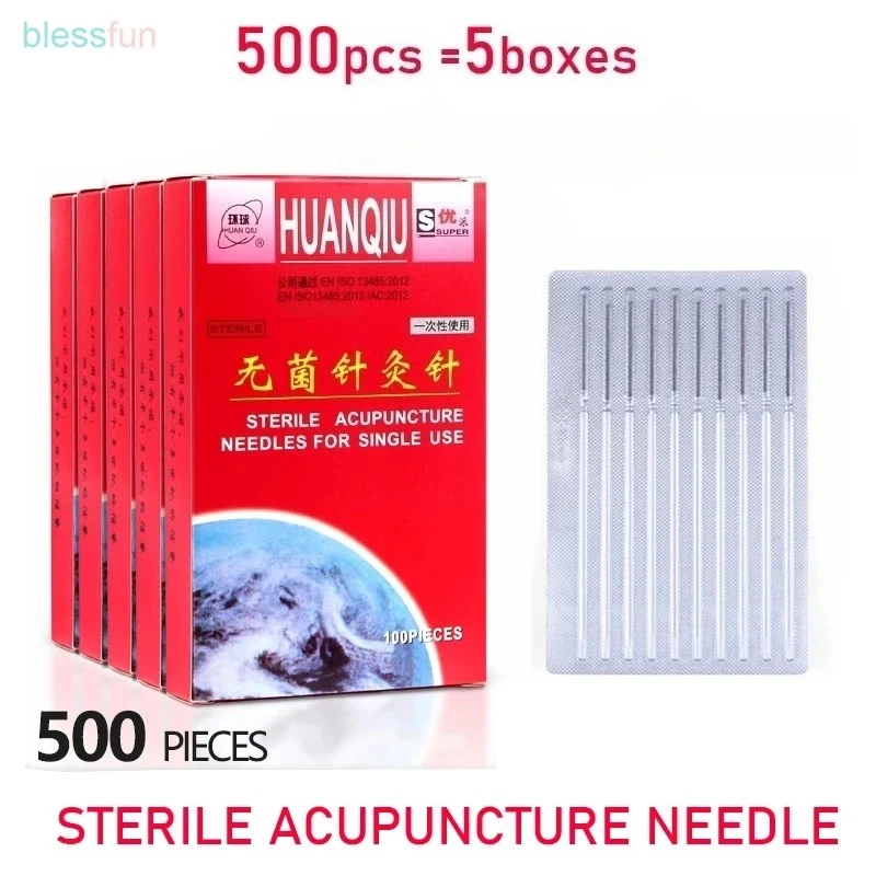 500PCS=5BOXES Sterile Acupuncture needles for single use Disposable acupuncture needle 0.18/0.20/0.22/0.25/0.30/0.35mm all sizes
500PCS=5BOXES Sterile Acupuncture needles for single use Disposable acupuncture needle 0.18/0.20/0.22/0.25/0.30/0.35mm all sizes