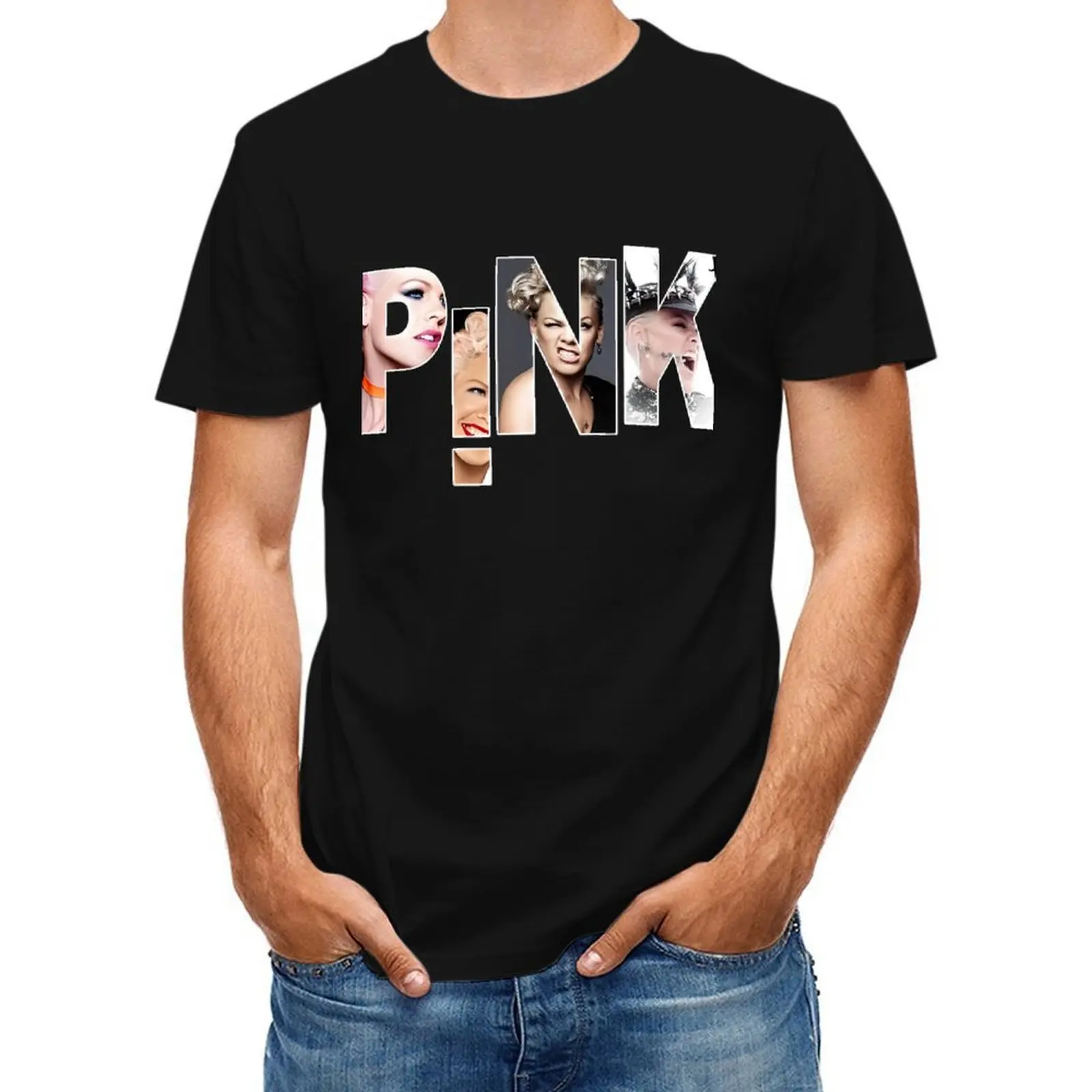P!nk Pink T-Shirt, рубашки с синим замком, корейские модные рубашки для тренировок для мужчин
P!nk Pink T-Shirt, рубашки с синим замком, корейские модные рубашки для тренировок для мужчин