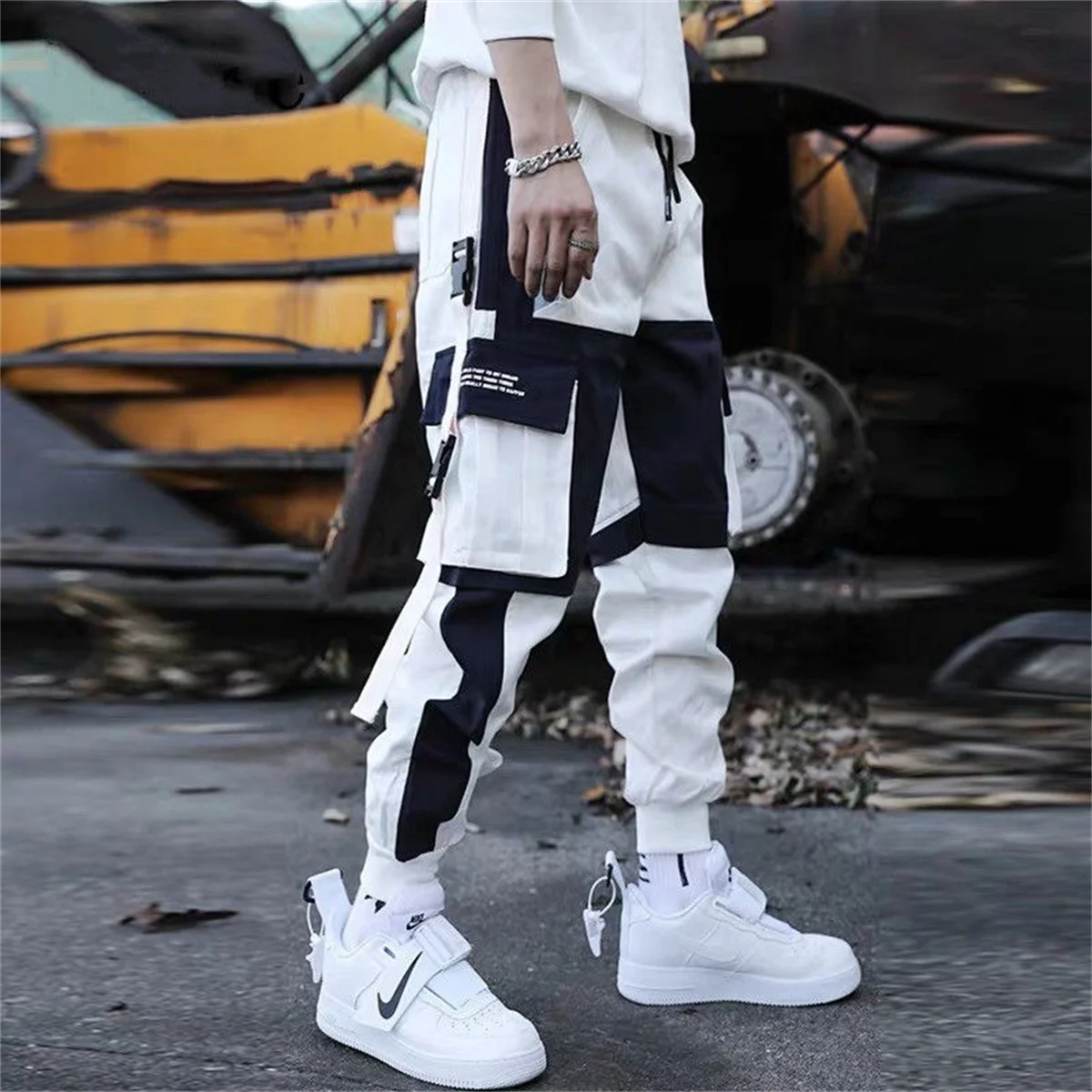 Black and White Combination Workwear Pants Men's Outwear Pants Summer Harajuku High Street Cargo Pant Streetwear Men Black White
Black and White Combination Workwear Pants Men's Outwear Pants Summer Harajuku High Street Cargo Pant Streetwear Men Black White