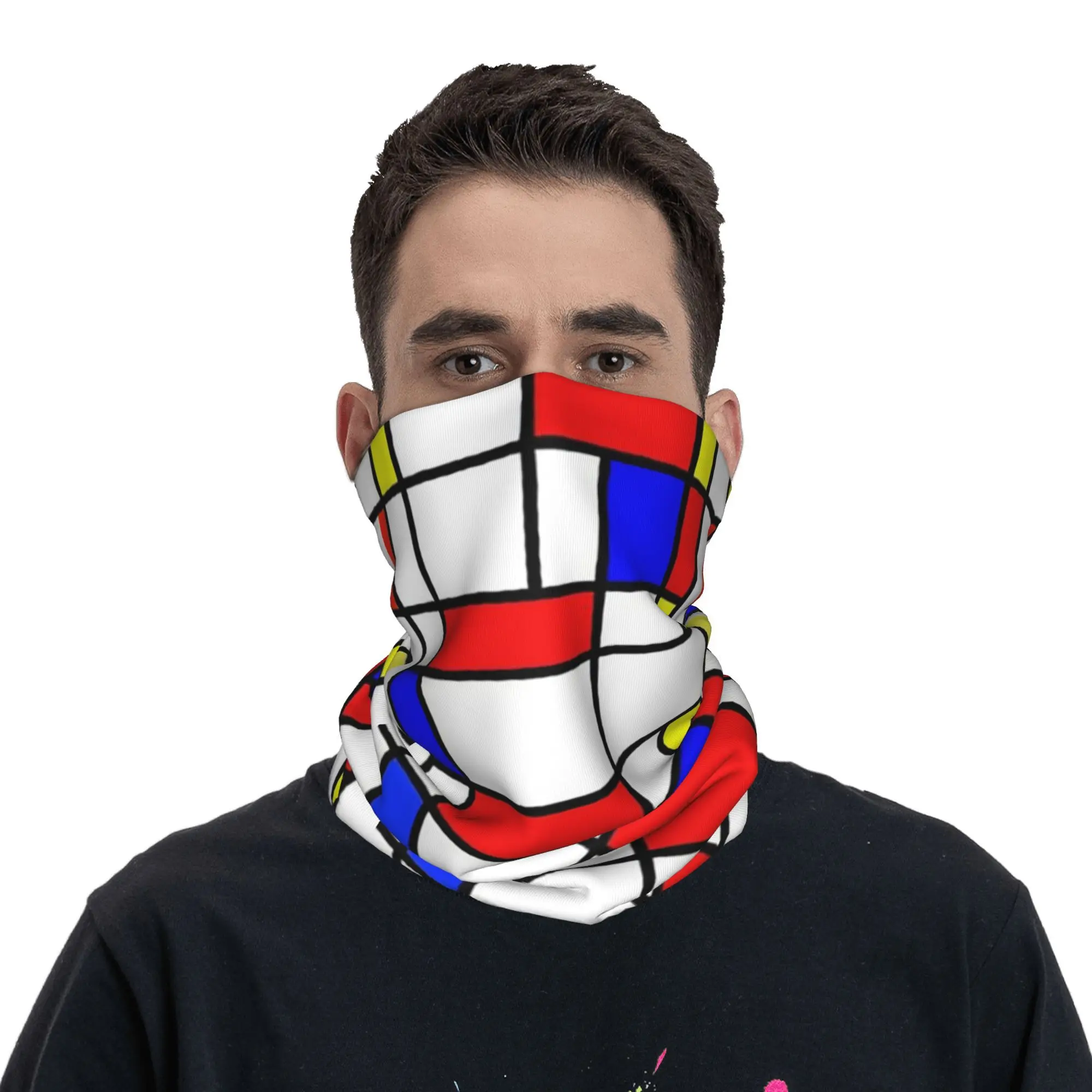 Piet Mondrian De Stijl бандана, гетры с принтом, шарф для лица, теплая повязка на голову для спорта на открытом воздухе, унисекс, для взрослых, дышащая 
Piet Mondrian De Stijl бандана, гетры с принтом, шарф для лица, теплая повязка на голову для спорта на открытом воздухе, унисекс, для взрослых, дышащая