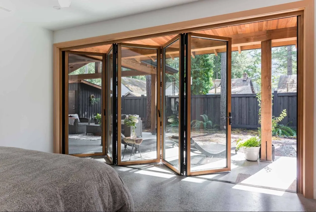 Folding Door for Patio Balcony Exterior Metal Bifolding Door Home Decoration Double Glass Thermal Break Aluminum Doors Custom
Folding Door for Patio Balcony Exterior Metal Bifolding Door Home Decoration Double Glass Thermal Break Aluminum Doors Custom