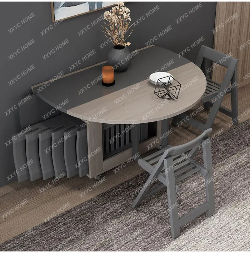 Fashion folding dining table furniture yemek masasi multifunctional round dining table with 4 chairs FT
Fashion folding dining table furniture yemek masasi multifunctional round dining table with 4 chairs FT