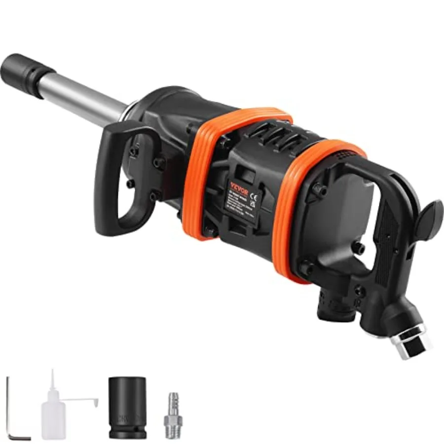 1 Inch Air Impact, Up to 5175 ft-lbs Beast Reverse Torque Output Pneumatic Impact w/ 8 Inch Anvil for Heavy Duty hinery/Semi-Tr
1 Inch Air Impact, Up to 5175 ft-lbs Beast Reverse Torque Output Pneumatic Impact w/ 8 Inch Anvil for Heavy Duty hinery/Semi-Tr