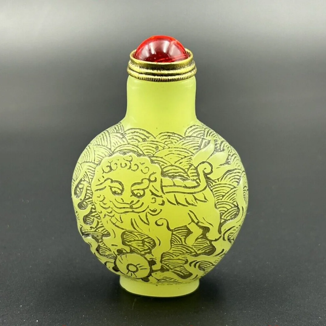 Collection Chinese Antique Luminous Snuff Bottle Hand Carved Auspicious
Collection Chinese Antique Luminous Snuff Bottle Hand Carved Auspicious