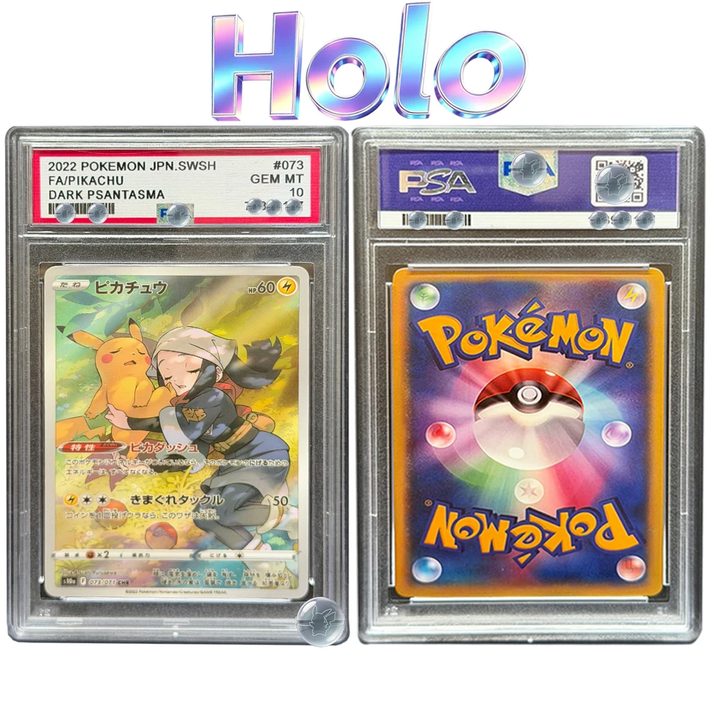 DIY Holo 2022 PKM JPN.SWSH FA DARK PSANTASMA PIKACHU PTCG Graded Collection Card Special Art Rare GEM MT 10 Card Label Gifts
DIY Holo 2022 PKM JPN.SWSH FA DARK PSANTASMA PIKACHU PTCG Graded Collection Card Special Art Rare GEM MT 10 Card Label Gifts