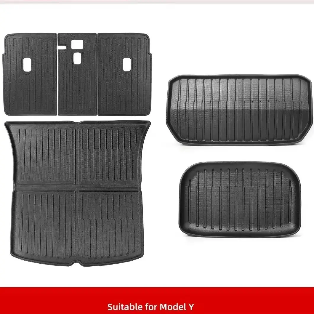 Floor Mats For 2021 - 2024 Tesla Model Y Rear Trunk Seat Backrest Cushion Anti-Kick Mat Car Accessories TPE Trunk Protection Pad
Floor Mats For 2021 - 2024 Tesla Model Y Rear Trunk Seat Backrest Cushion Anti-Kick Mat Car Accessories TPE Trunk Protection Pad