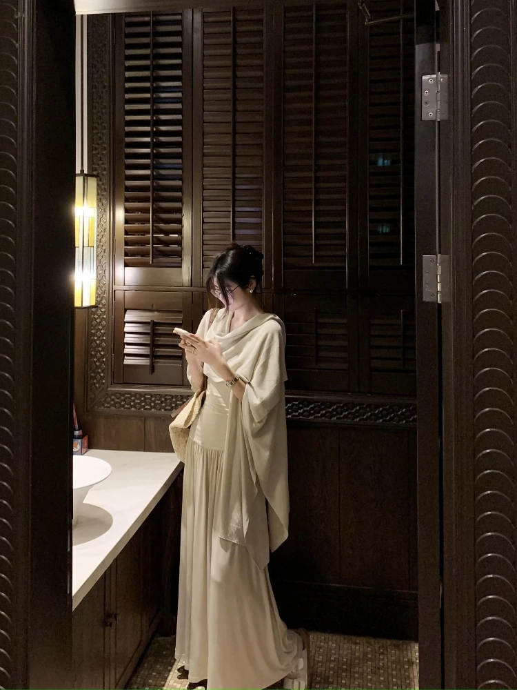 Wanlu Home Multi-Wear Cool Large awl Linen Rayon Knitted Asymmetrical Sunscreen Women's Open Cardigan Lazy V-Ne Mid-Length
Wanlu Home Multi-Wear Cool Large awl Linen Rayon Knitted Asymmetrical Sunscreen Women's Open Cardigan Lazy V-Ne Mid-Length