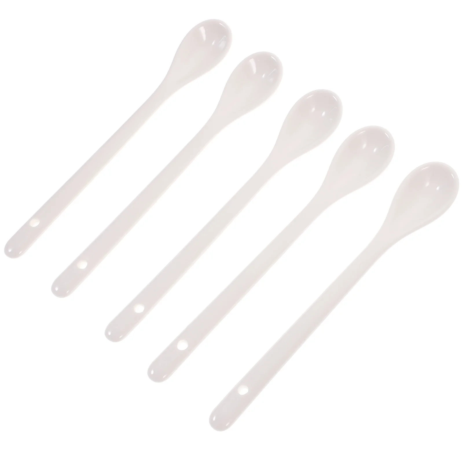 5Pcs Coffee Spoon Large Long Handle Kitchen Ladles for Soup Porridge Ceramic White Ceramic Spoon Soup Scoop 
5Pcs Coffee Spoon Large Long Handle Kitchen Ladles for Soup Porridge Ceramic White Ceramic Spoon Soup Scoop