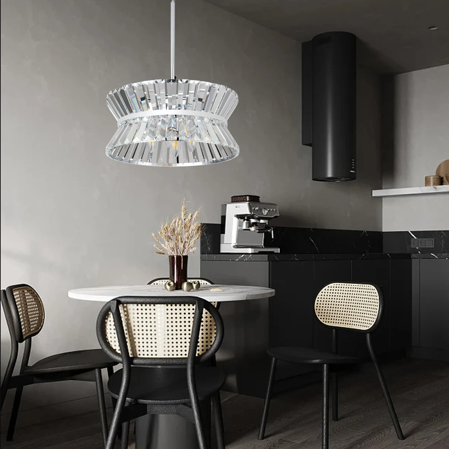 Modern Crystal Chandelier for Living-Room Round Cristal Lamp Luxury Home Decor Light Fixture
Modern Crystal Chandelier for Living-Room Round Cristal Lamp Luxury Home Decor Light Fixture