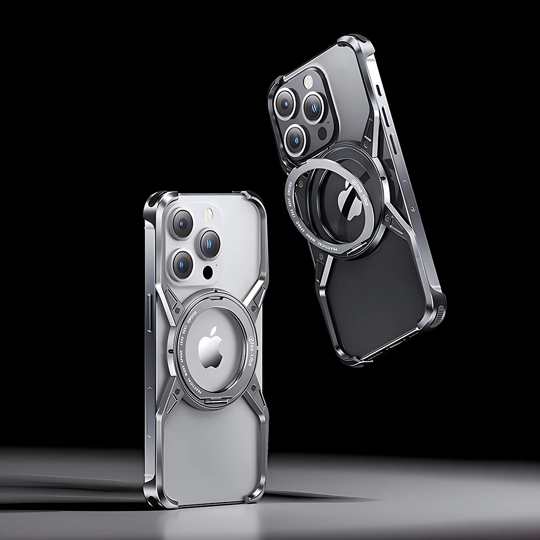 Чехол-подставка из алюминиевого сплава для iPhone 15 14 13 Pro Max, Магнитный чехол Magsafe без рамы, металлическая воздушная подушка, корпус для отвода тепла
Чехол-подставка из алюминиевого сплава для iPhone 15 14 13 Pro Max, Магнитный чехол Magsafe без рамы, металлическая воздушная подушка, корпус для отвода тепла