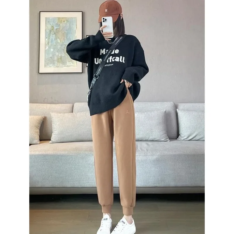 Autumn Winter New Sports Pants Women High Waist Loose Leggings Pink Casual Pants Women Pure Color Trousers
Autumn Winter New Sports Pants Women High Waist Loose Leggings Pink Casual Pants Women Pure Color Trousers